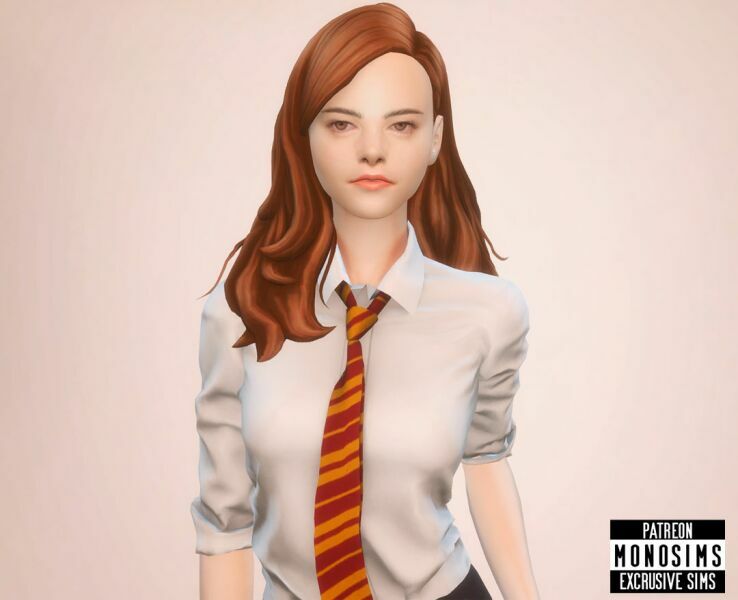 sims 4 cc hermione granger sims by monosims 3