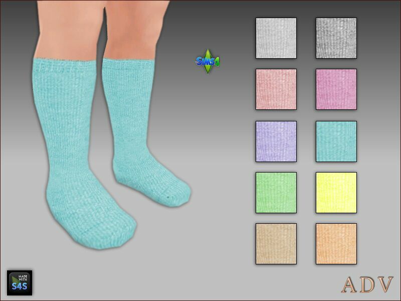 sims 4 cc high socks for toddlers 3