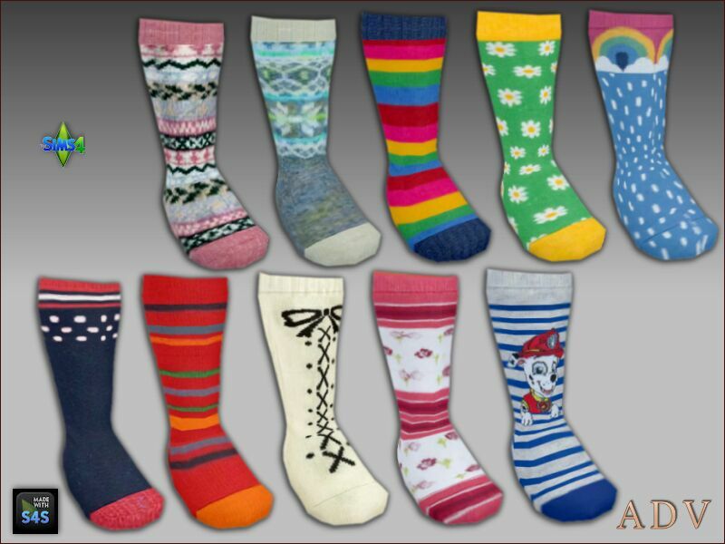 sims 4 cc high socks for toddlers 4