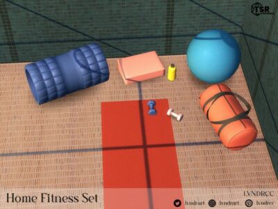 Home Fitness SET Sims 4 CC