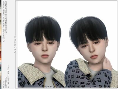 Hotter Hair For Child By Magpiesan Sims 4 CC