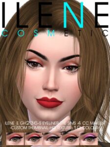 Ilene_E GH236-S Eyeshadow By Ilene Sims 4 CC