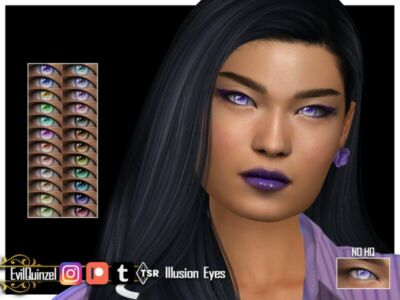 Illusion Eyes By Evilquinzel Sims 4 CC