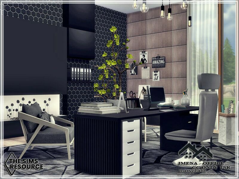 Imena – Office – CC Only TSR By Marychabb Sims 4 CC