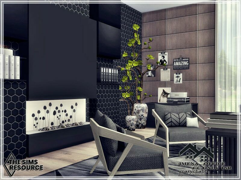 sims 4 cc imena office cc only tsr by marychabb 2