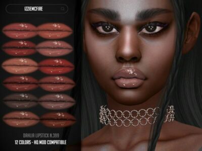 IMF Dahlia Lipstick N.399 By Izziemcfire Sims 4 CC