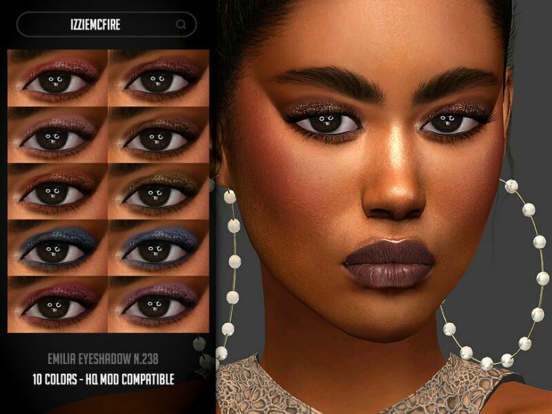 IMF Emilia Eyeshadow N.238 By Izziemcfire Sims 4 CC