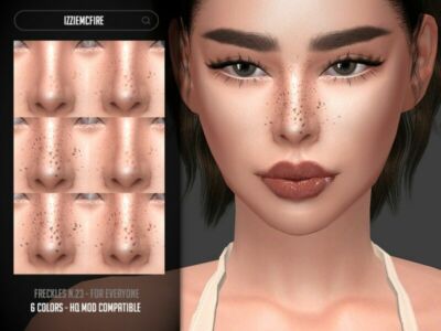 IMF Freckles N.23 By Izziemcfire Sims 4 CC