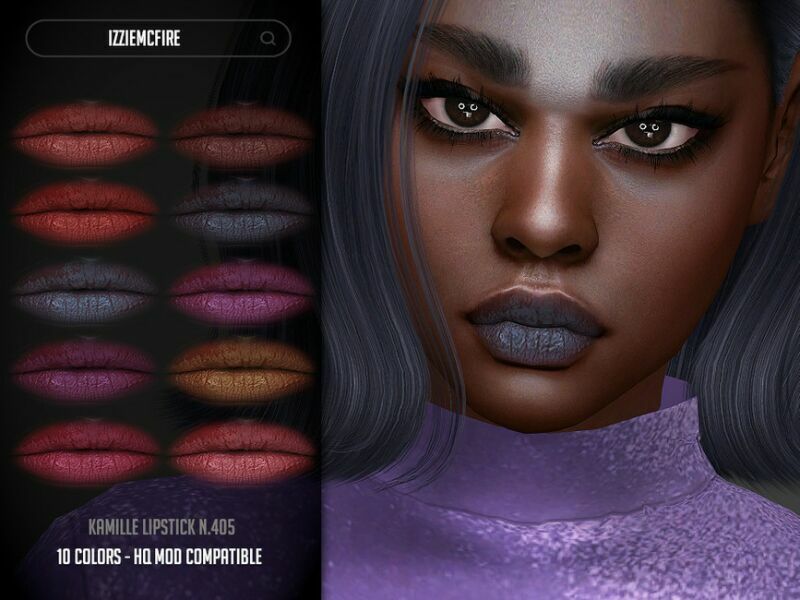 IMF Kamille Lipstick N.405 By Izziemcfire Sims 4 CC