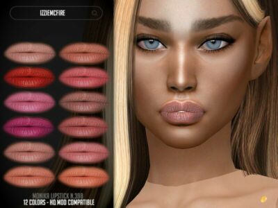 IMF Monika Lipstick N.398 By Izziemcfire Sims 4 CC