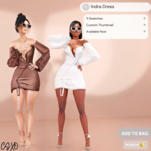 Indra Dress Sims 4 CC