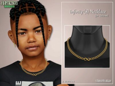 Infinity (8) Necklace For Children Sims 4 CC