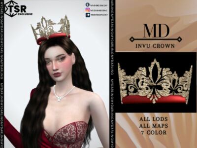 Invu Crown Adult By Mydarling20 Sims 4 CC