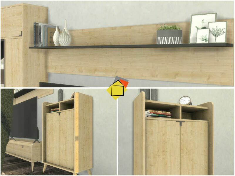 sims 4 cc iowa tv units living space by onyxium 3