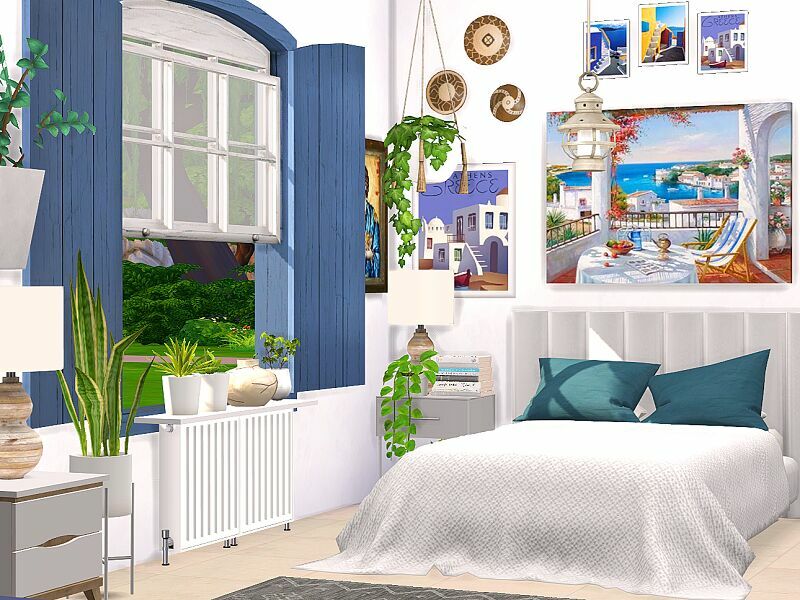 Iraklion Bedroom CC By Flubs79 Sims 4 CC