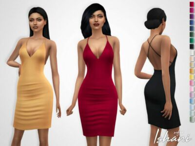 Ishani Dress By Sifix Sims 4 CC