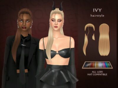 IVY Hairstyle By Enriques4 Sims 4 CC