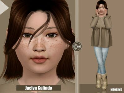 Jaclyn Galindo – TSR Only CC By Msqsims Sims 4 CC