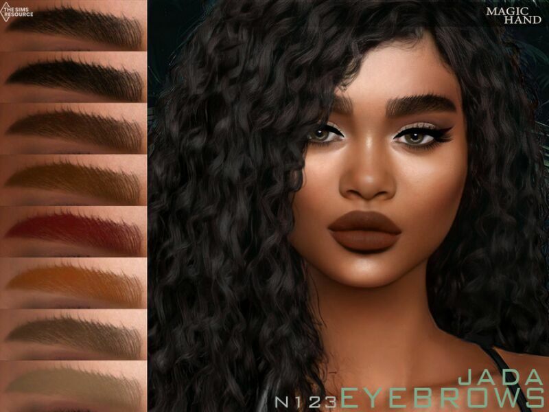 Jada Eyebrows N123 By Magichand Sims 4 CC