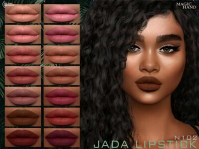 Jada Lipstick N102 By Magichand Sims 4 CC