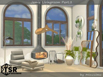 Jamie Livingroom Part.2 By Mincsims Sims 4 CC