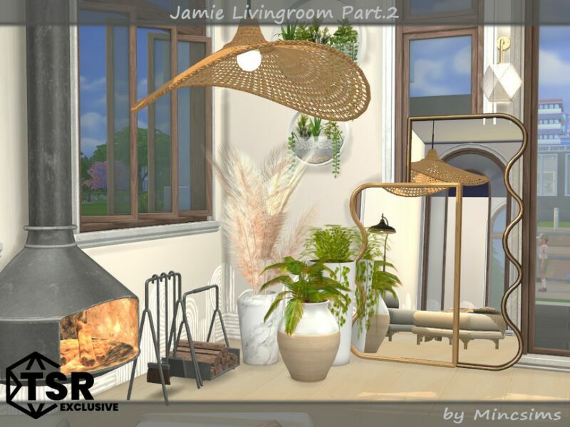 sims 4 cc jamie livingroom part 2 by mincsims 3