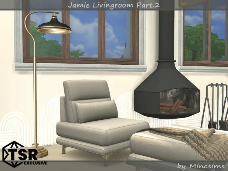 sims 4 cc jamie livingroom part 2 by mincsims 5