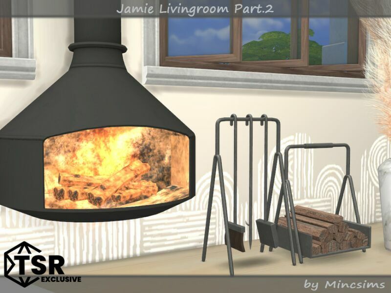 sims 4 cc jamie livingroom part 2 by mincsims 7