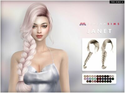 Janet Hair By Tsminhsims Sims 4 CC