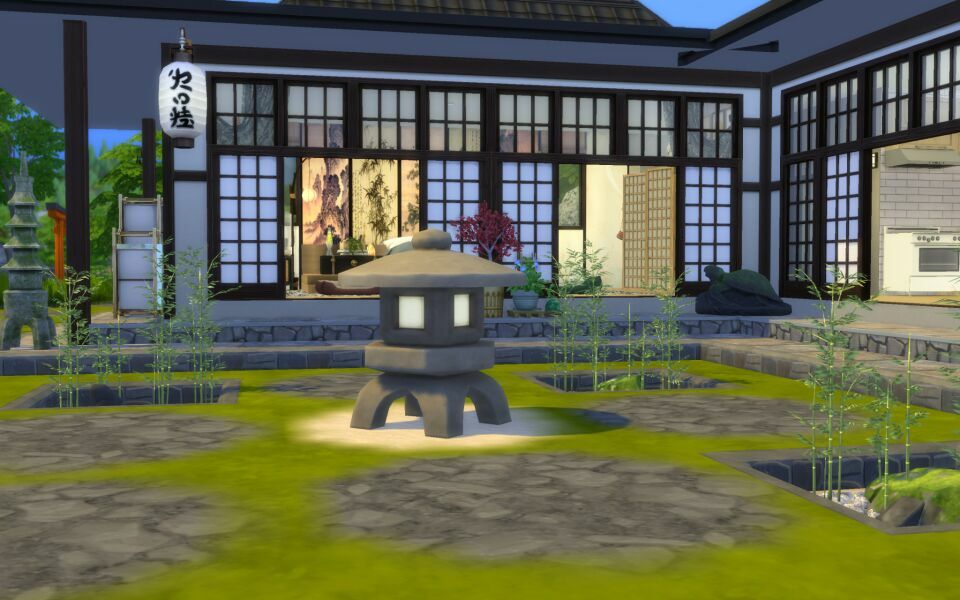 sims 4 cc japanese villa cc build by similebuilds 5