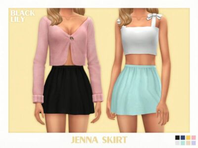 Jenna Skirt Sims 4 CC