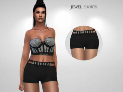 Jewel Shorts By Puresim Sims 4 CC