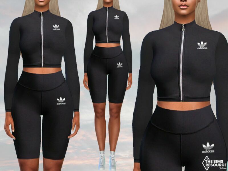 Jogging Athletic Outfits By Saliwa Sims 4 CC