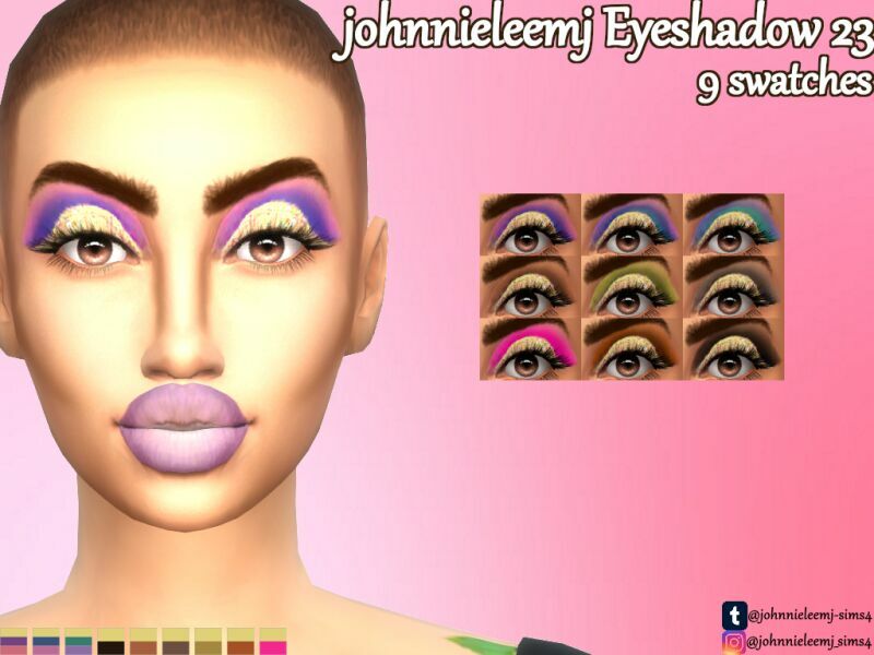 Johnnieleemj Eyeshadow 23 By Johnnieleemj Sims 4 CC