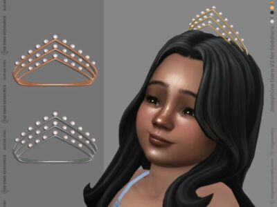 Josephine Tiara V2 For Toddlers Sims 4 CC