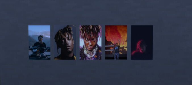 Juice Wrld Posters By Bergnetworks Sims 4 CC