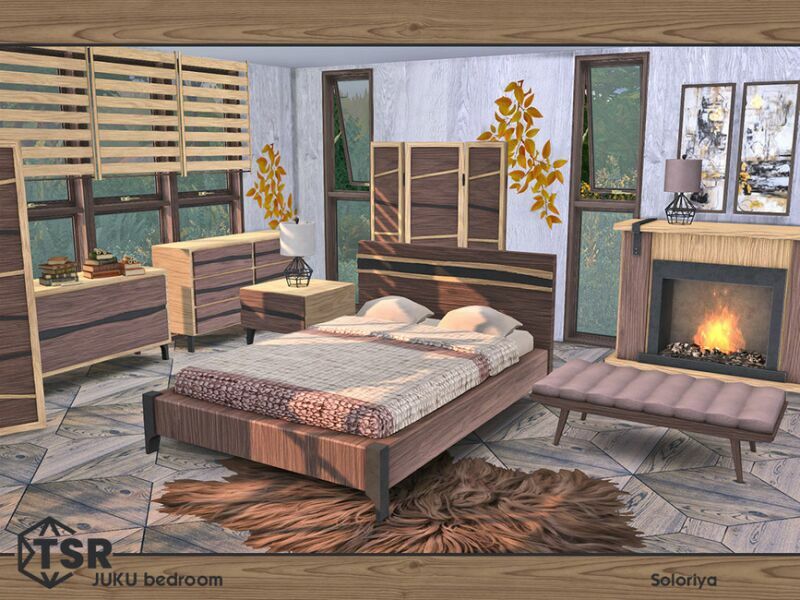 sims 4 cc juku bedroom by soloriya 4