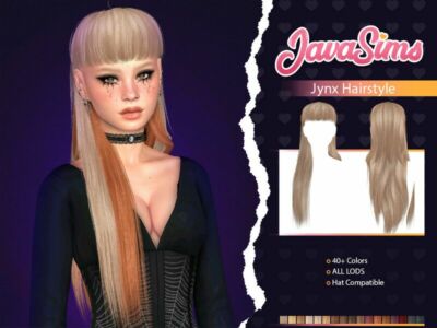 Jynx (Hairstyle) By Javasims Sims 4 CC