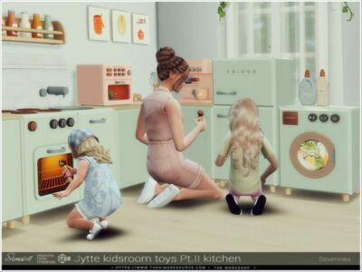 Jytte Kidsroom Toys Pt.ii Kitchen By Severinka_ Sims 4 CC