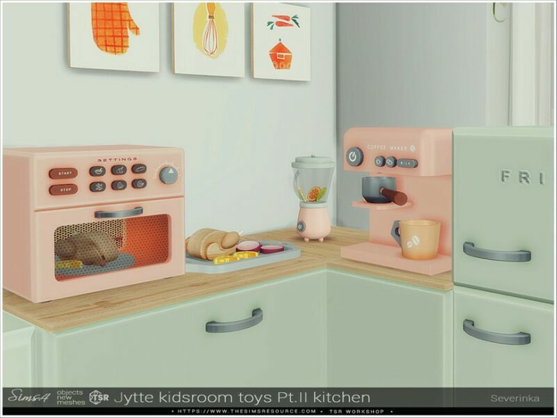 sims 4 cc jytte kidsroom toys pt ii kitchen by severinka 3