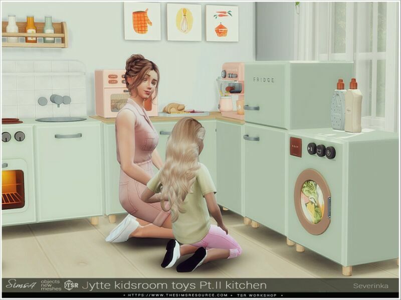 sims 4 cc jytte kidsroom toys pt ii kitchen by severinka 5