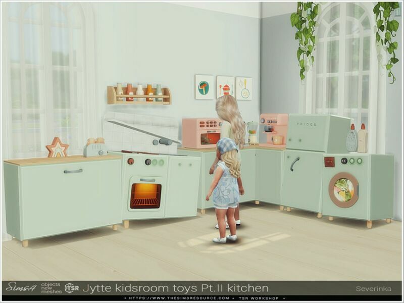 sims 4 cc jytte kidsroom toys pt ii kitchen by severinka 7