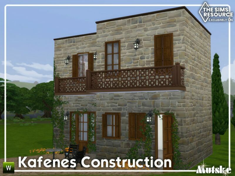 sims 4 cc kafenes construction set part 1 counter by mutske 3