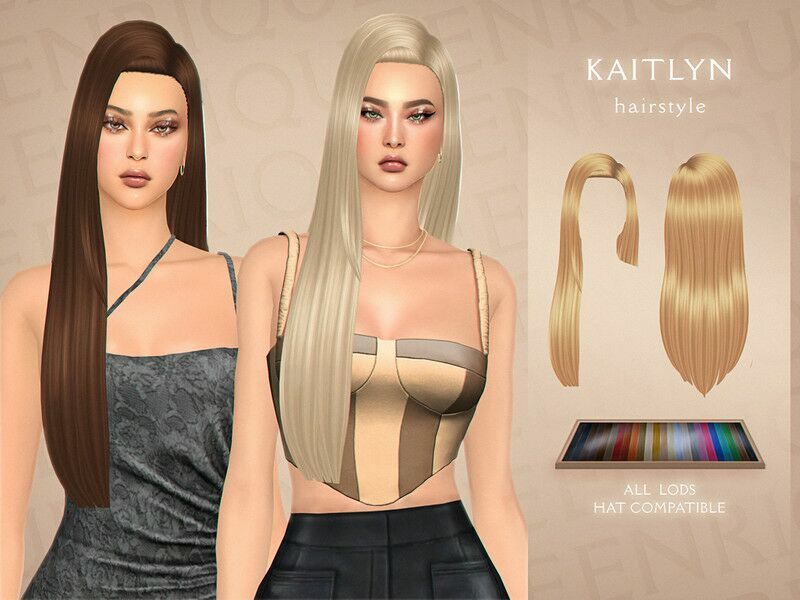 Kaitlyn Hairstyle / Female Sims 4 CC