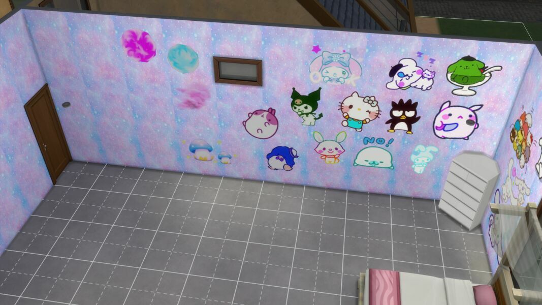 sims 4 cc kawaii wall stickers 2