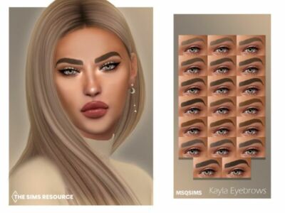 Kayla Eyebrows By Msqsims Sims 4 CC