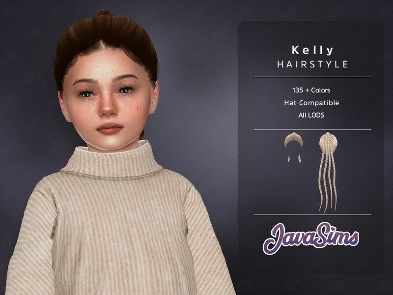 Kelly (Hairstyle) Sims 4 CC