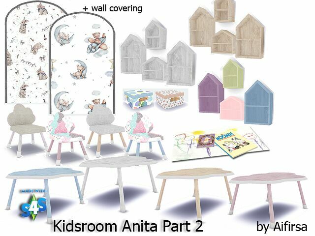 sims 4 cc kids room anita part 2 by aifirsa 3