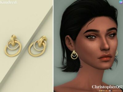 Kindred Earrings By Christopher067 Sims 4 CC