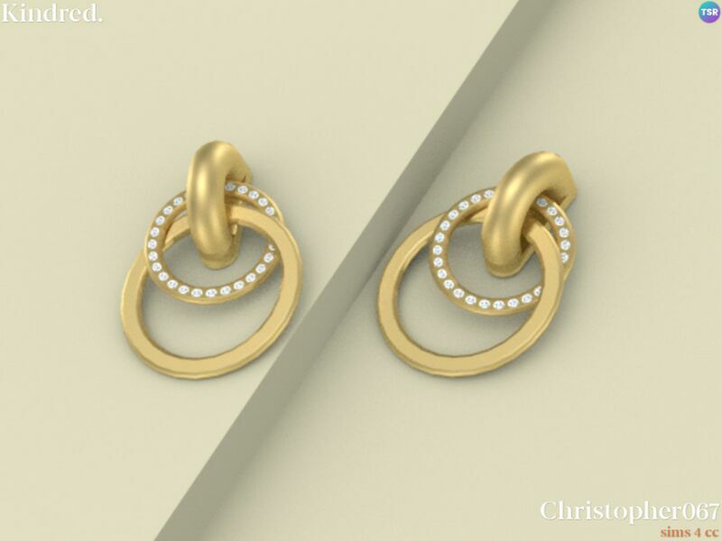 sims 4 cc kindred earrings by christopher067 3